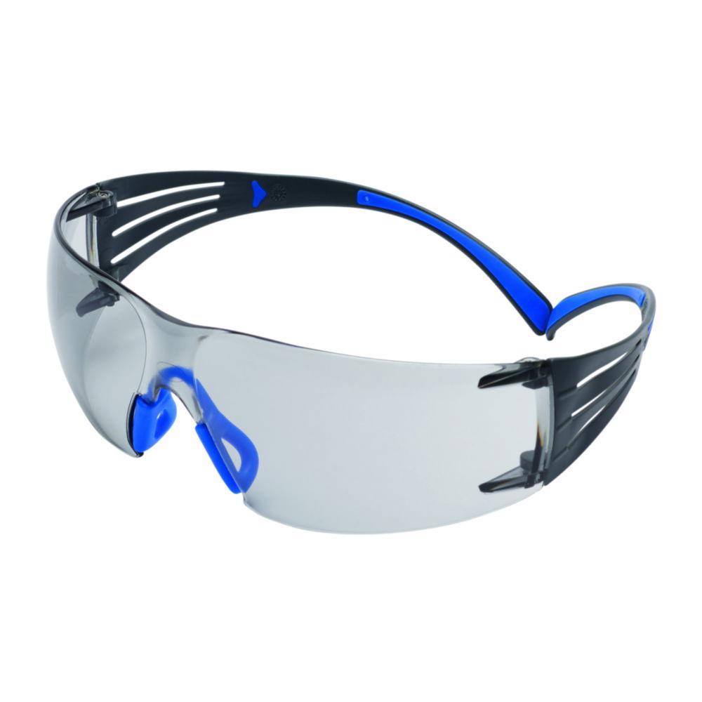 3M™ SecureFit™ 400 Series Safety Glasses with Scotchgard™ Anti-Fog Coating, Grey Lens, Blue/Grey Frame