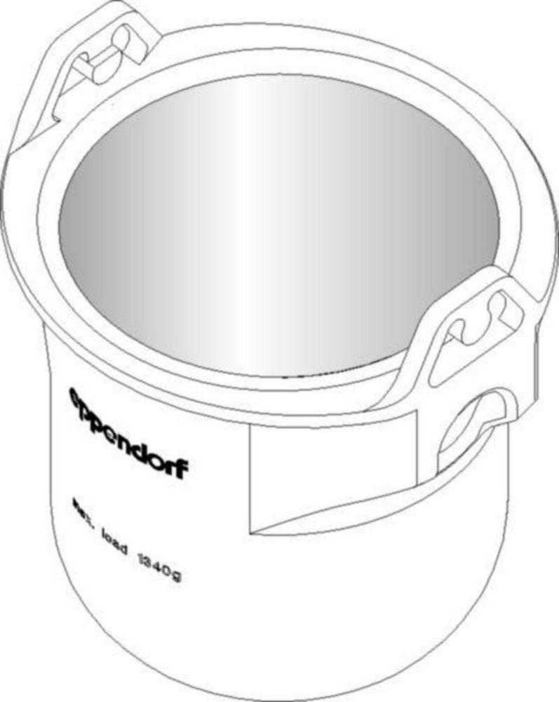 Round buckets S-4x1000 pack of 2