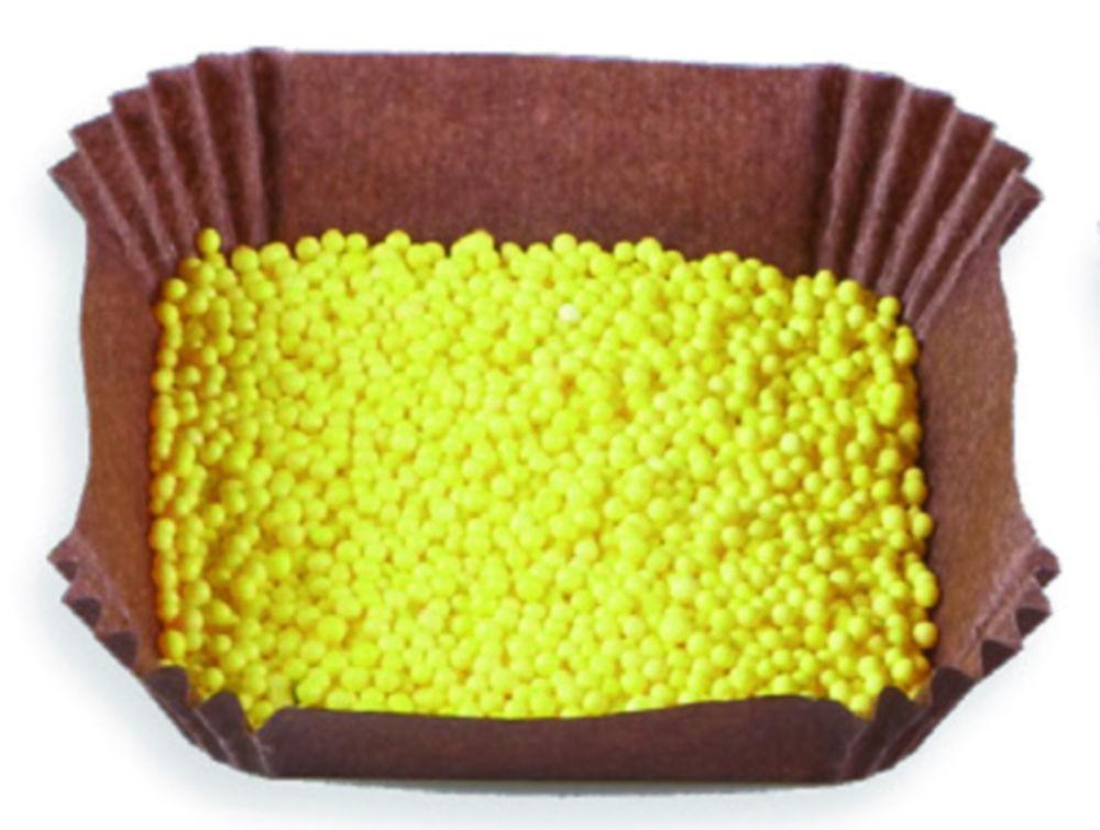 Heathrow Scientific SmartBoats Boat Weighing Dishes, Paper, Medium Brown (47.6 x 47.6 x 14.2 mm), Pack of 500