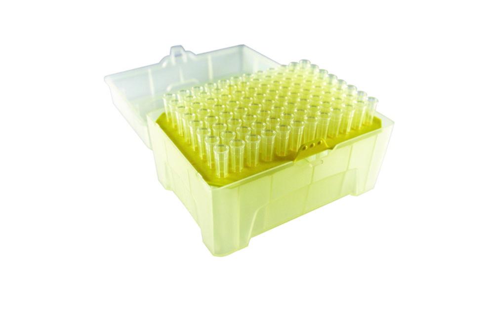 LLG Pipette Tips 200 µl, Low Retention Transparent, Sterile, 10 Racks of 96

