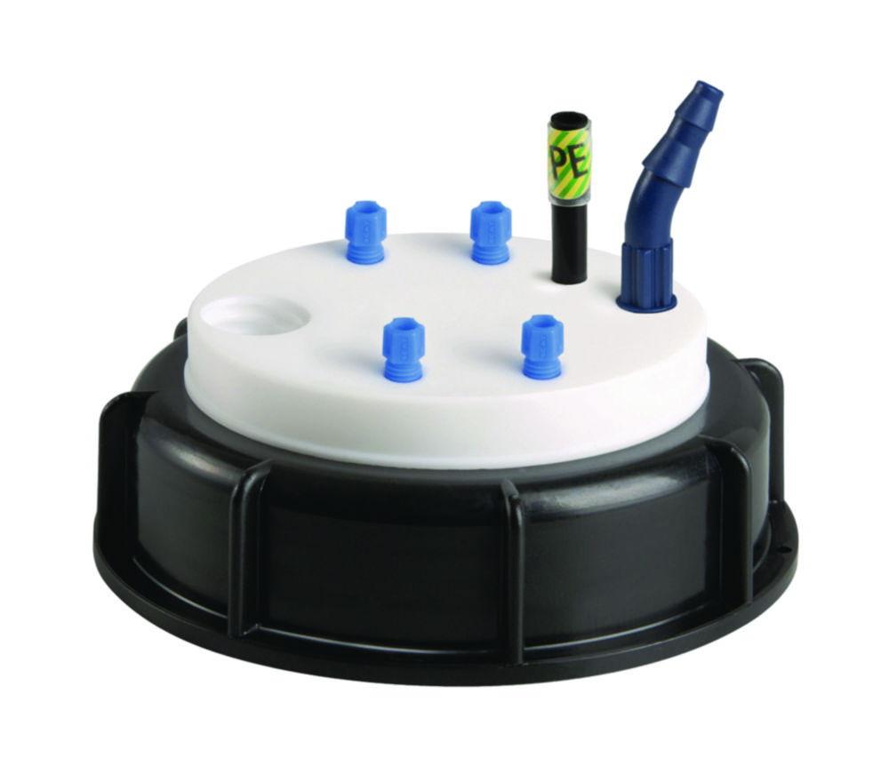 SCAT SafetyWasteCap S90, 4x3.2mm OD, 1x6.4mm ID (Leak), with Earthing Connector