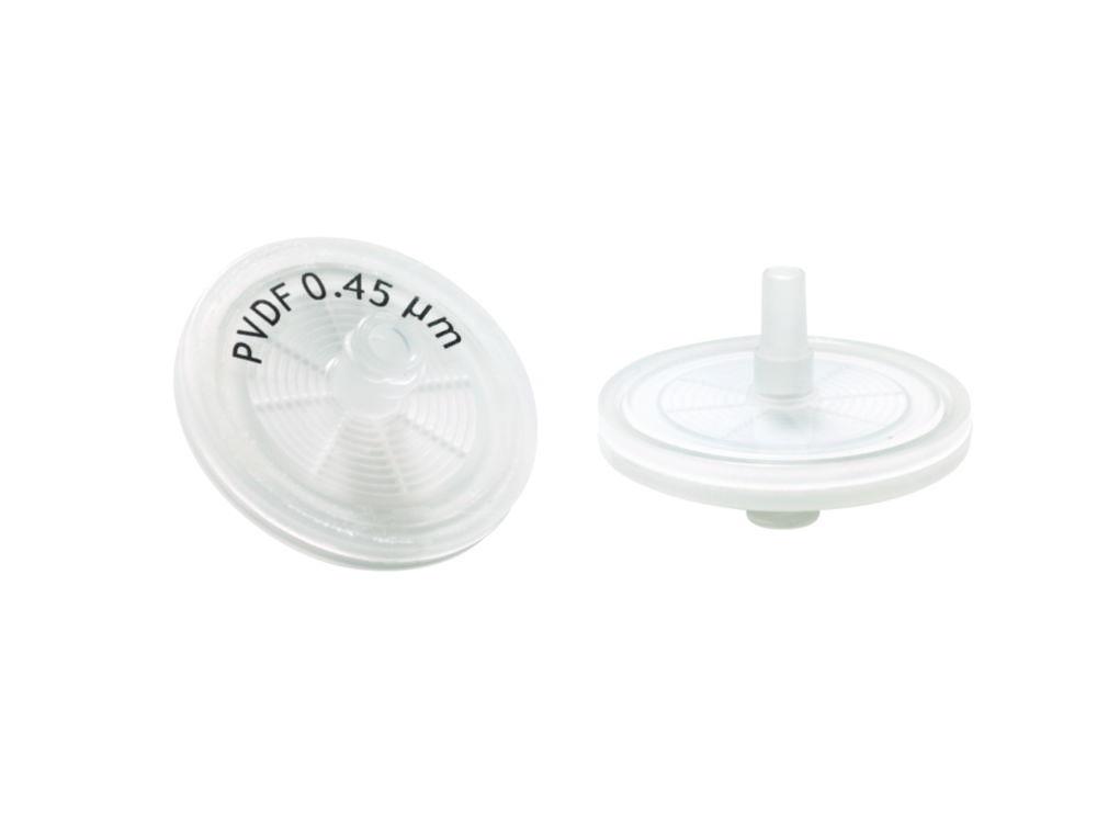 LLG Syringe Filter from PVDF, 0.45 µm Ø 25 mm, Transparent, Sterile, Pack of 50

