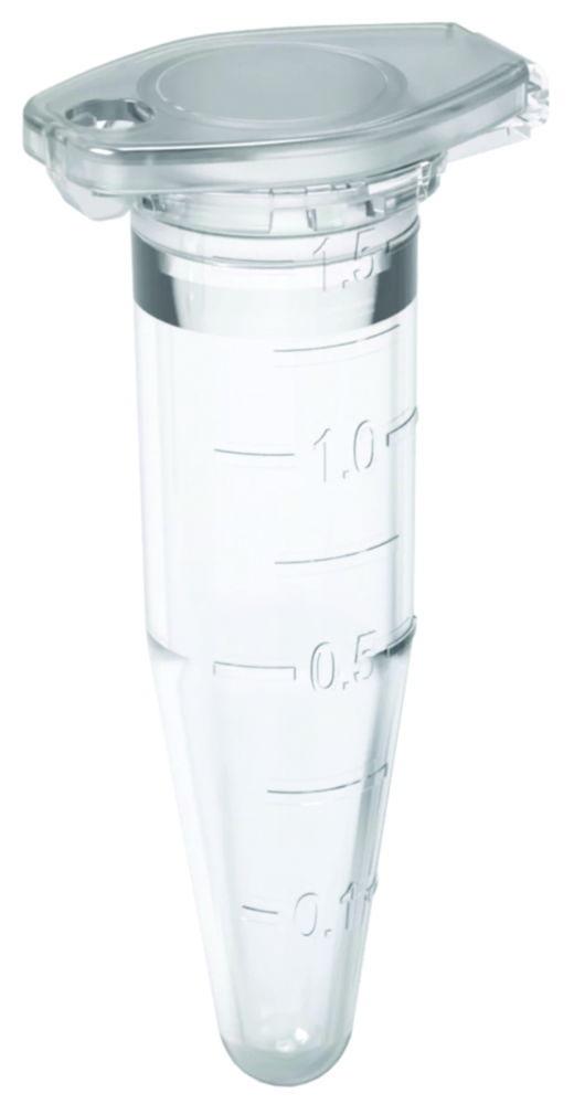 Ratiolab Safety Cap Microcentrifuge Tubes 1.5 mL, PP Natural, Pack of 1000


