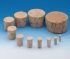 Cork stoppers, 3 x 6 x 16 mm high