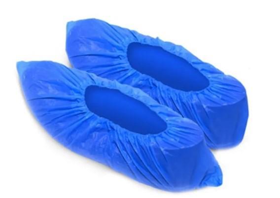 Overshoe PE, ECONOMY, blue, Length: 46cm, for HYGOMAT