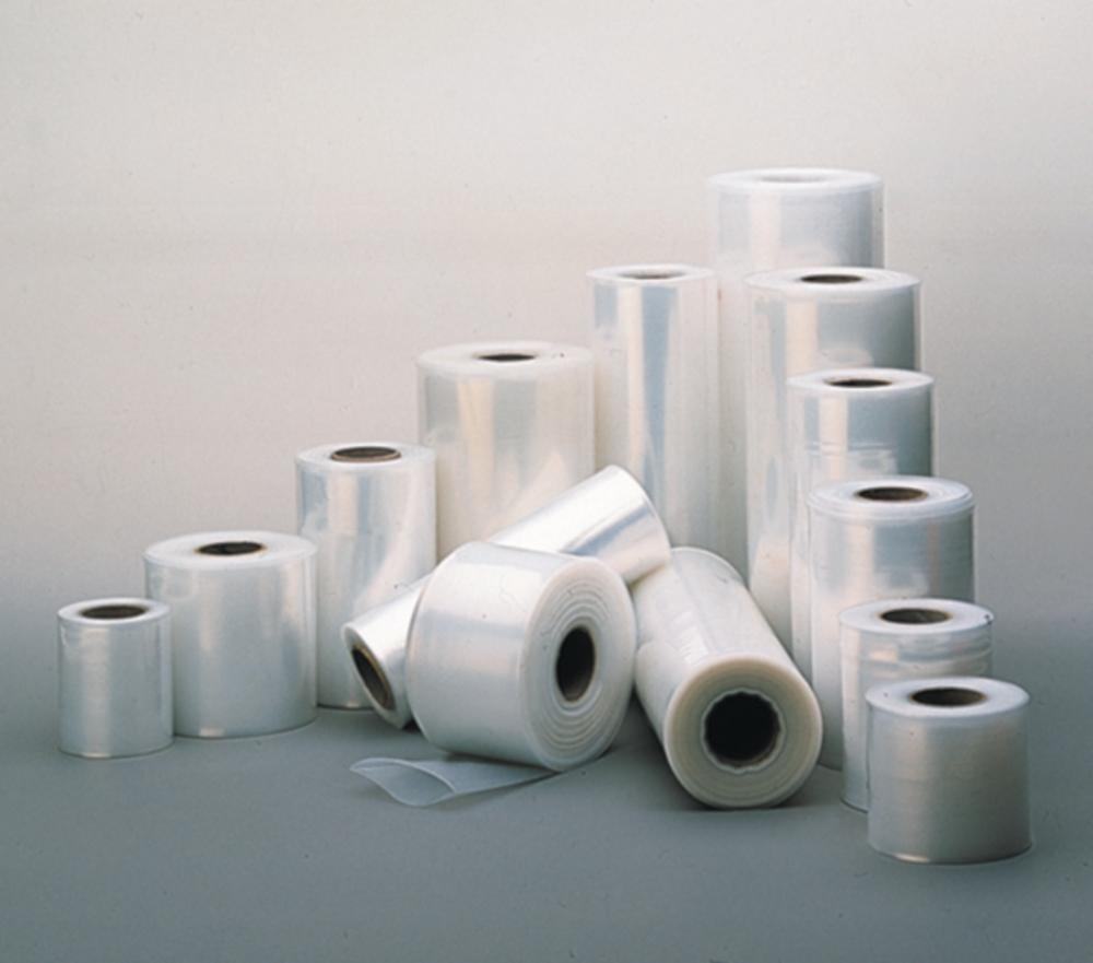Plastic film 100x0,05 mm tubular, transparent in rolls of 25 m