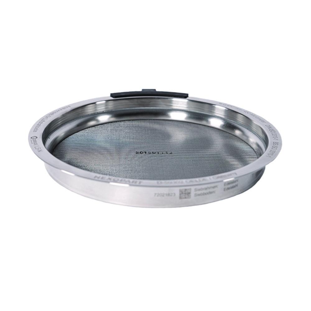 Air jet sieve 203 x 28 mm stainless steel frame, mesh size 75µm, acc.to DIN EN 10204